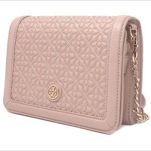 🌸Tory Burch Blush Pink Flowers Crossbody